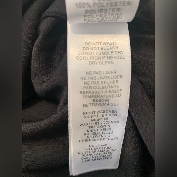 NWT Aidan Mattox Black Asymmetrical Ruffled Gown, One Shoulder Neckline; Size 6 - Picture 13 of 16